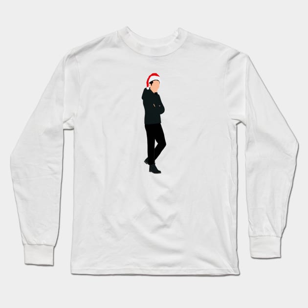 Holiday Ben Hargreeves Long Sleeve T-Shirt by RockyCreekArt